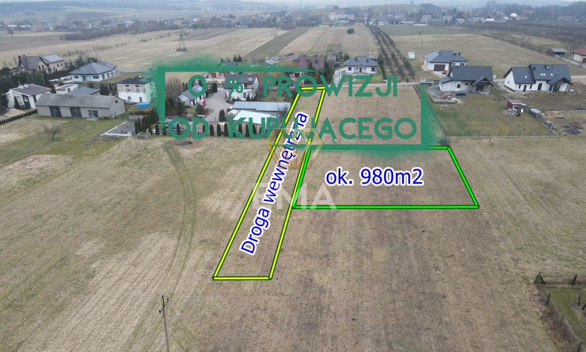 Działka budowlana na sprzedaż Zawada, Dolna  980m2 Foto 1