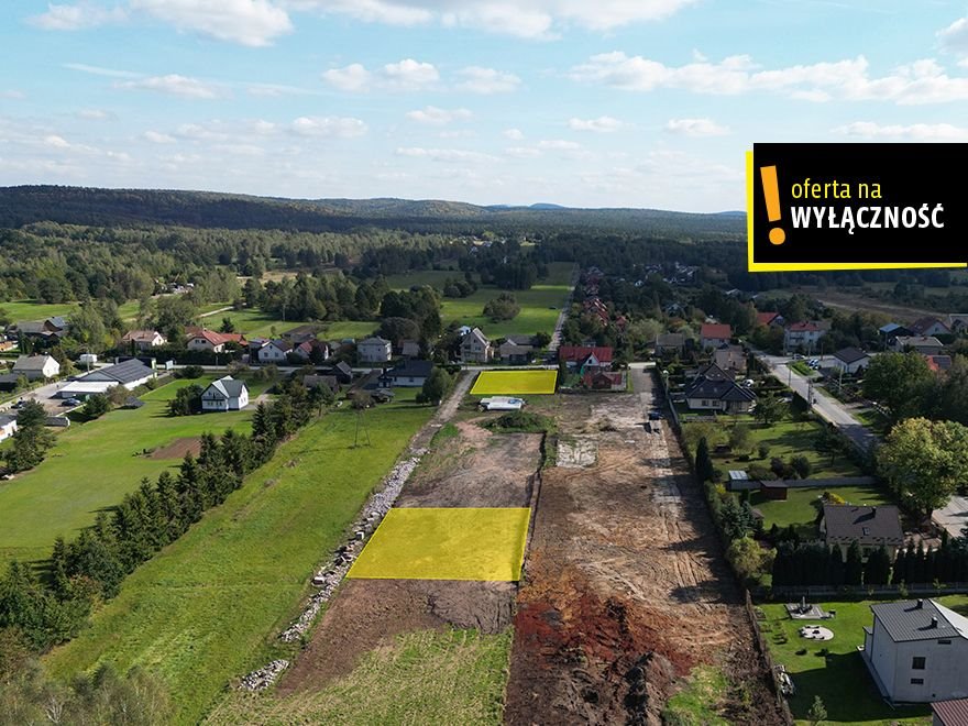Działka budowlana 1229 m² w Tumlinie Wykień z mediami Tumlin-Wykień  1 229m2 Foto 1