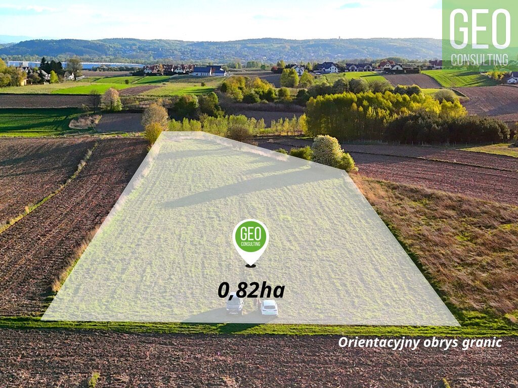 Duża działka rolna blisko Krakowa, 8 200 m2, szeroka i płaska Modlnica, Duża działka rolna w Modlnicy - blisko Krakowa 82a  8 200m2 Foto 1
