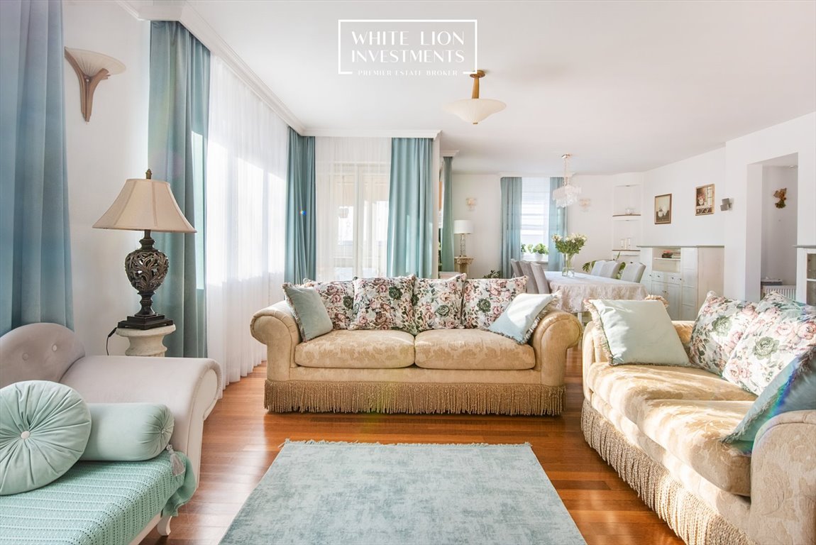 Przestronny apartament 180 m² z kominkiem i 3 balkonami Warszawa, Ursynów, al. Aleja Komisji Edukacji Narodowej  182m2 Foto 1