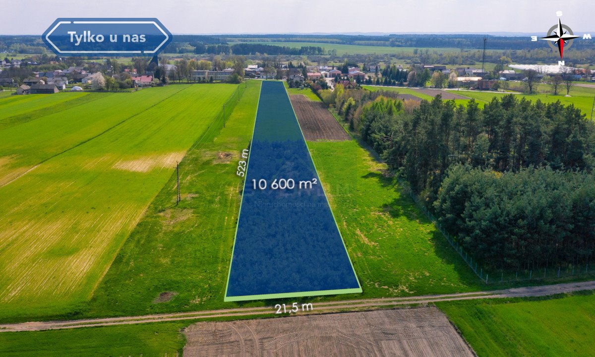 Działka budowlana na sprzedaż Soborzyce, Strażacka  10 600m2 Foto 4