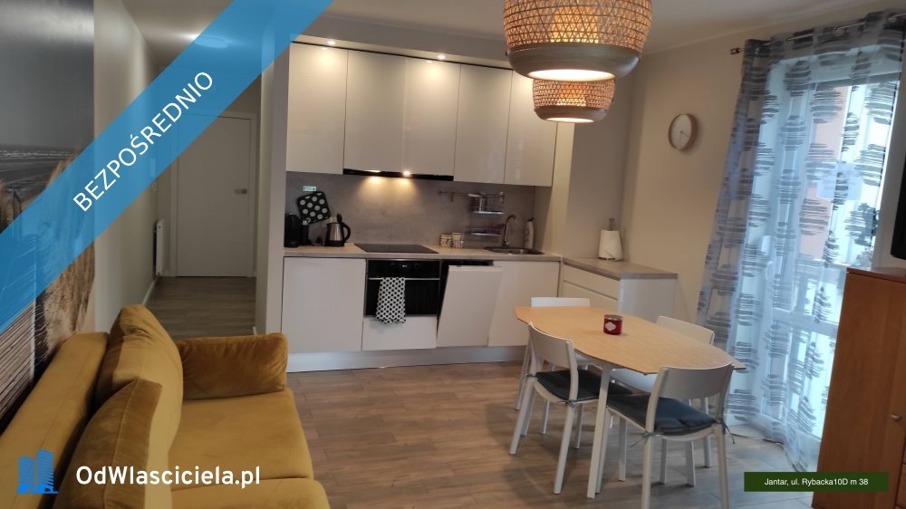 Mieszkanie dwupokojowe na sprzedaż Jantar, Rybacka 10  41m2 Foto 1
