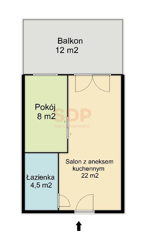 Mieszkanie dwupokojowe na sprzedaż Wrocław, Śródmieście, Biskupin, Gersona Wojciecha  32m2 Foto 8