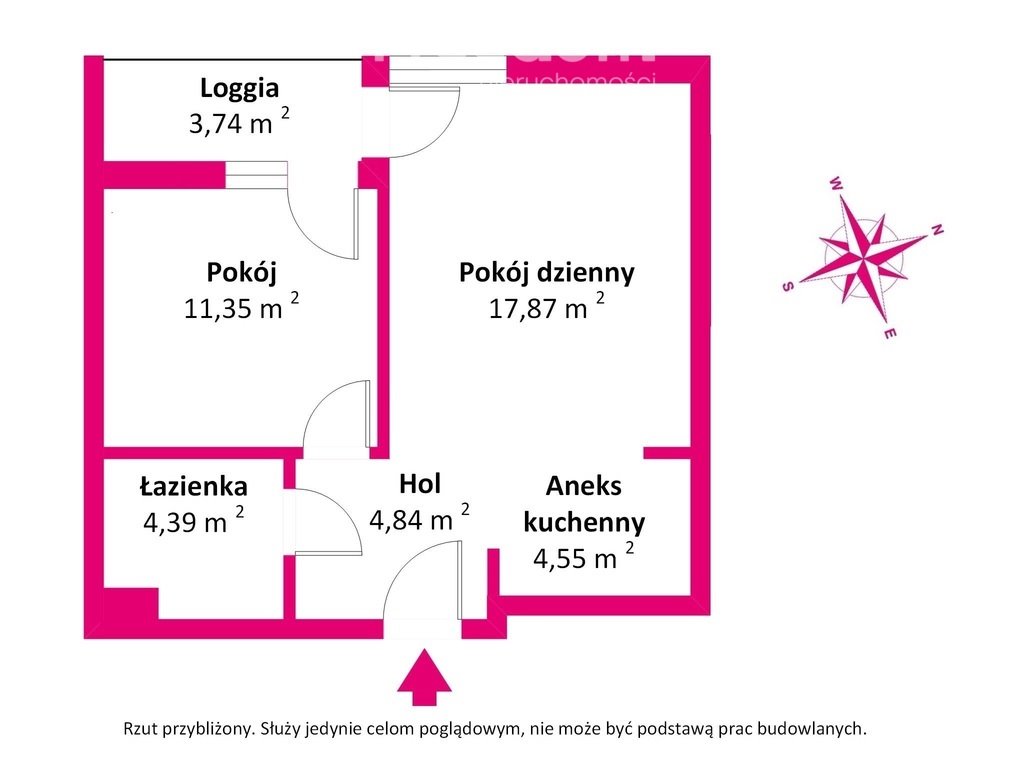 Mieszkanie dwupokojowe na sprzedaż Pruszków, Konstantego Ildefonsa Gałczyńskiego  43m2 Foto 15