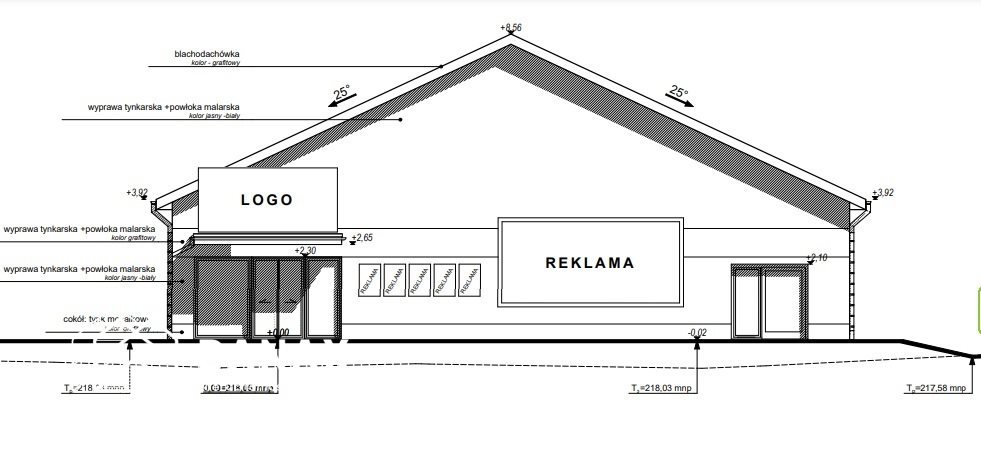 Działka inwestycyjna 4100 m² w Czernichowie z pozwoleniem na budowę Czernichów  4 100m2 Foto 1