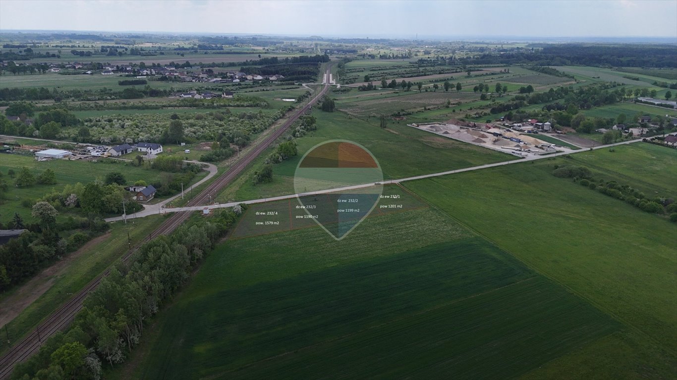 Działka inwestycyjna pod magazyn, WZ, asfalt, 5 169 m² Dąbrówka Zabłotnia  5 196m2 Foto 1