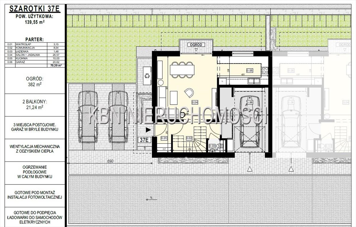 Nowoczesny dom 139 m2 z ogrodem 380 m2, garaż i balkony Kraków, Bronowice, Szarotki  140m2 Foto 1