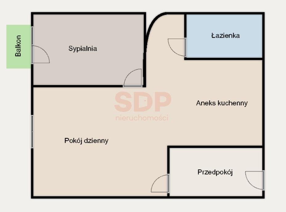 Mieszkanie dwupokojowe na sprzedaż Wrocław, Krzyki, Ołtaszyn, Obrońców Poczty Gdańskiej  39m2 Foto 10