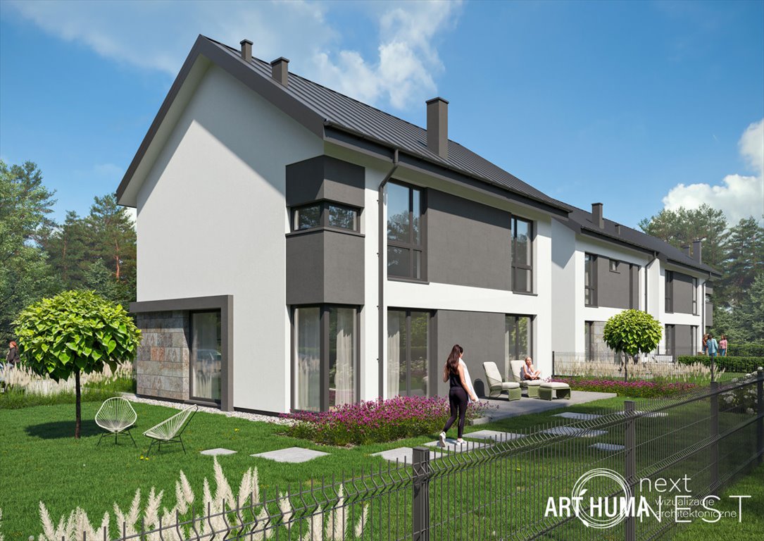 Nowoczesny dom 124 m2 z dużym ogrodem, kameralne osiedle Solec, Fiołkowa  124m2 Foto 1