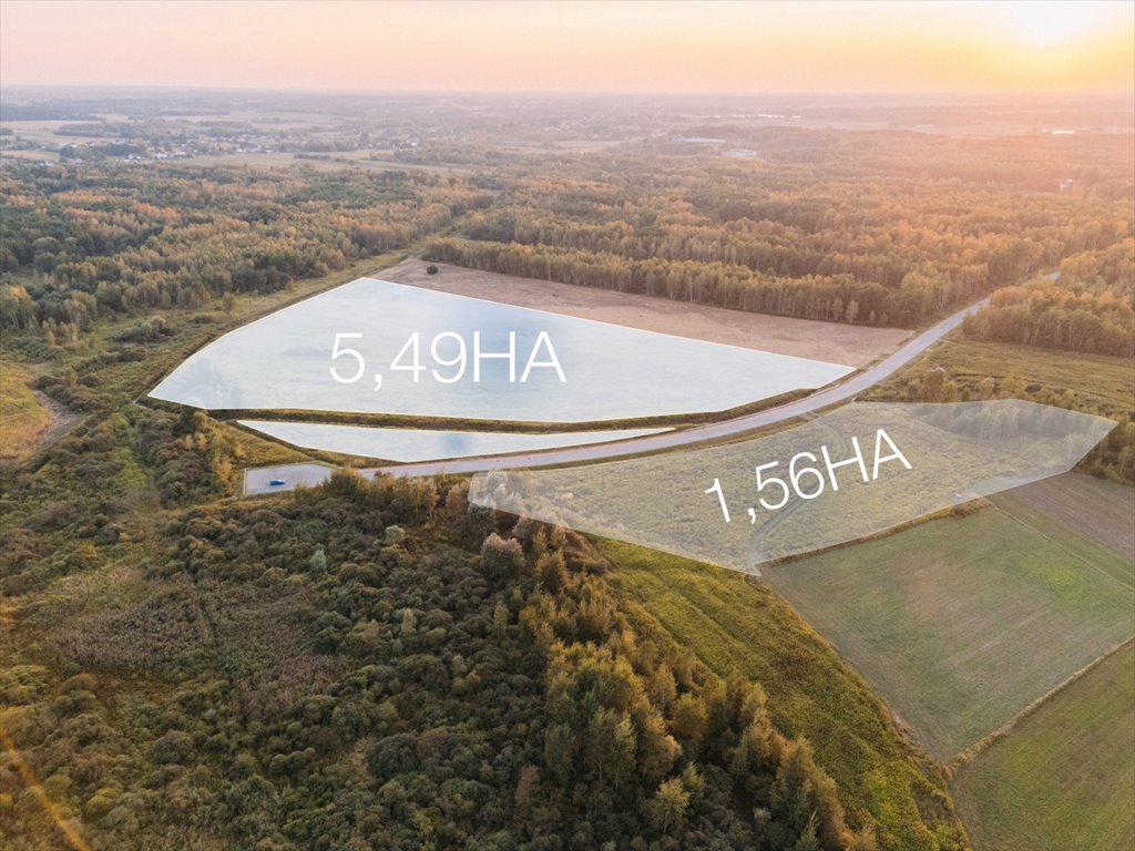 Działka przemysłowa 5,5ha z dostępem do drogi w Podborzu Podborze, 179  54 900m2 Foto 1