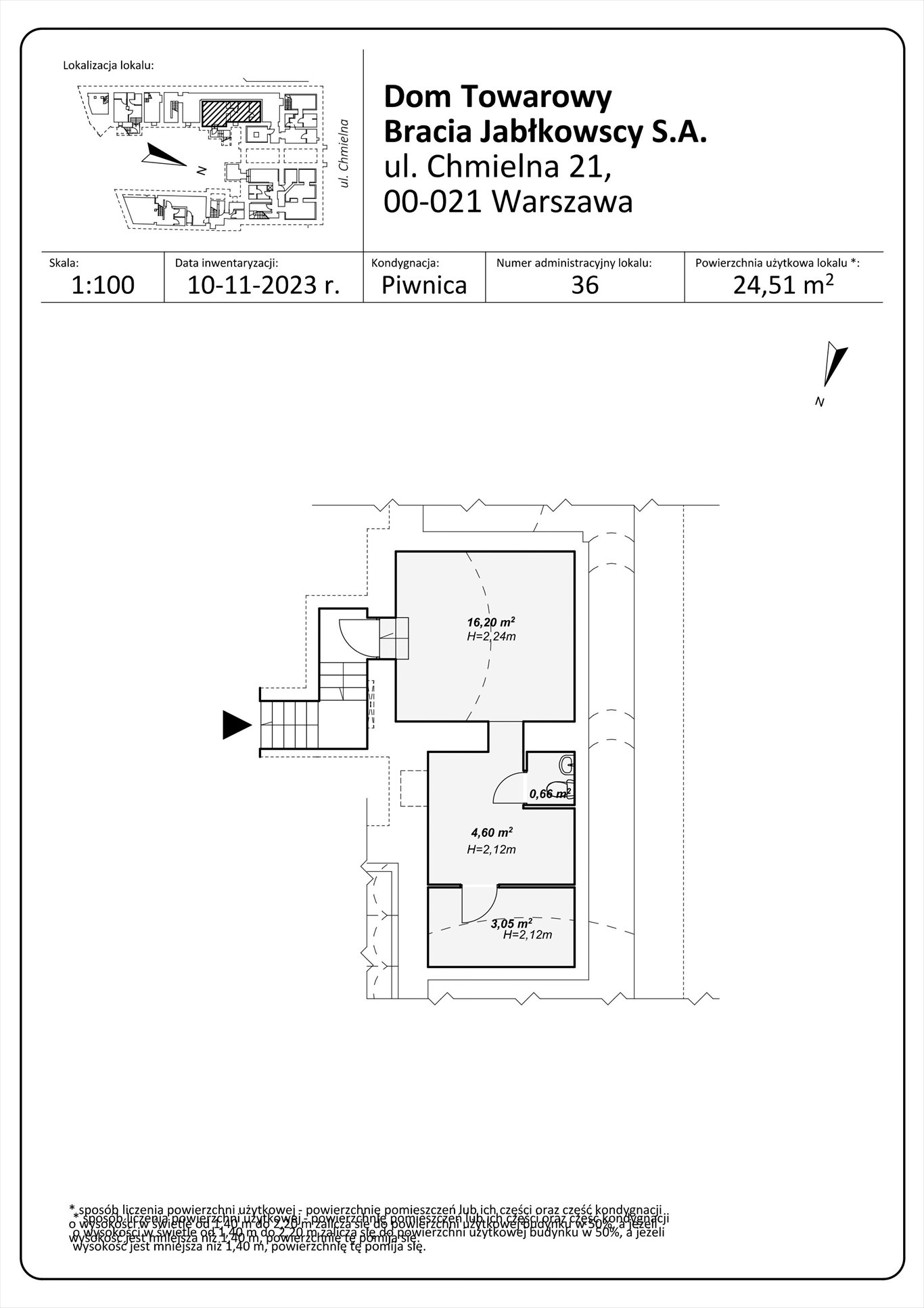 Lokal użytkowy 24,5 m² w centrum Warszawy, Chmielna Warszawa, Śródmieście, Chmielna 21  25m2 Foto 1