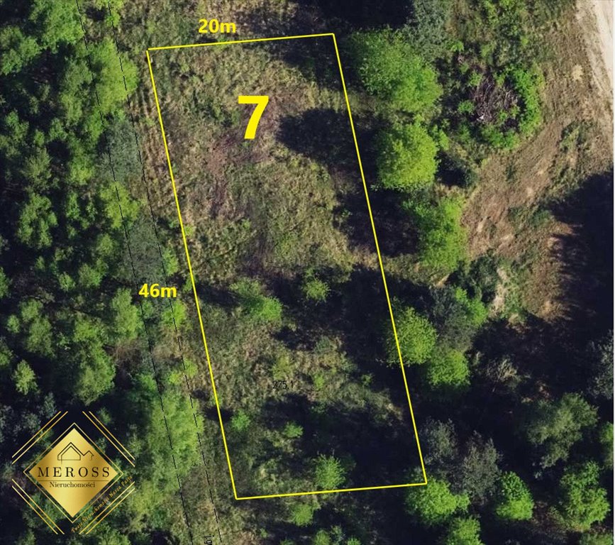 Działka 923 m² w Gorzelnia z mediami przy drodze Gorzelnia  923m2 Foto 1