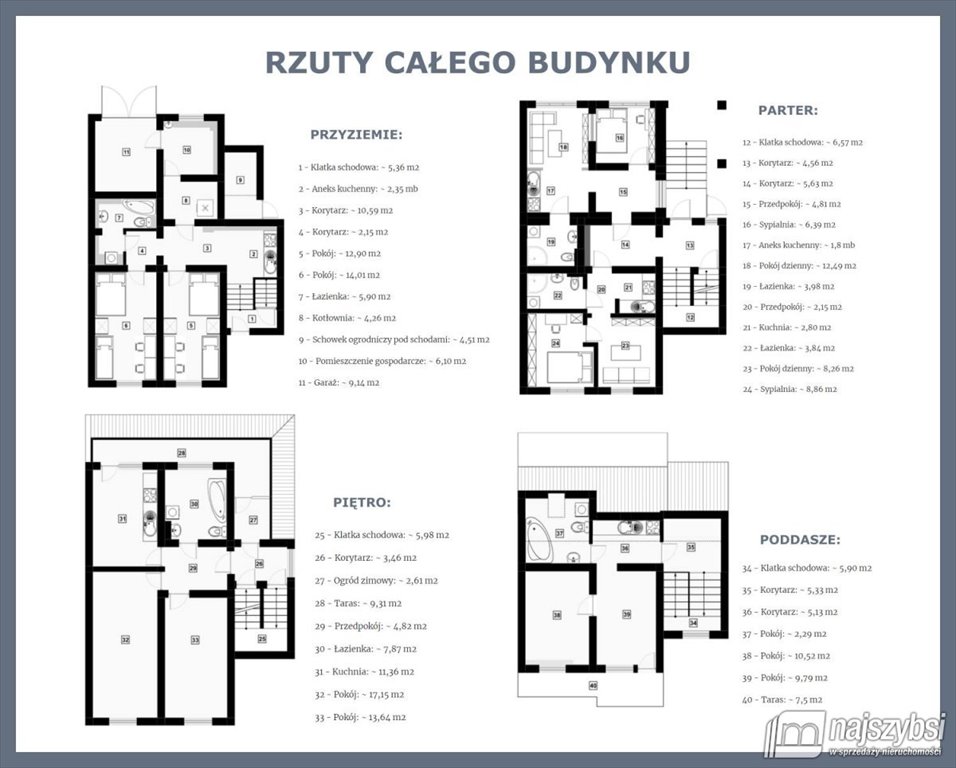 Dom na sprzedaż Szczecin, Gumieńce  307m2 Foto 16