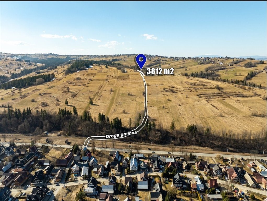 Działka rolna z widokami 3812 m² w Białym Dunajcu zapraszam Biały Dunajec  3 812m2 Foto 1