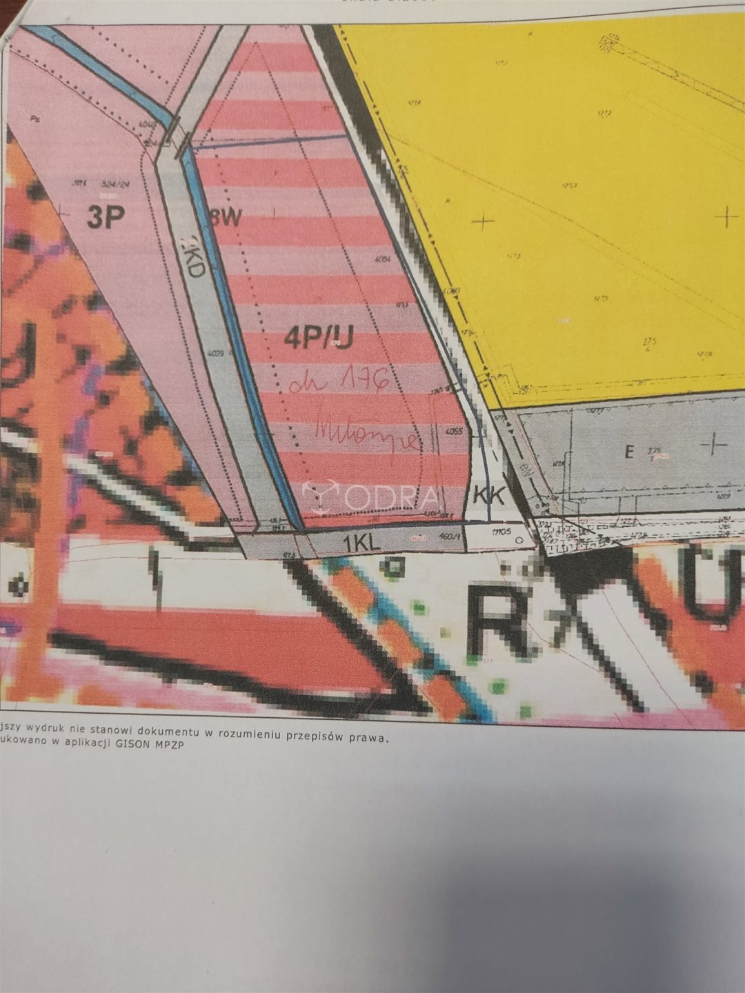 Działka inwestycyjna 12 100 m2 przy kolei w Miłoszycach Miłoszyce  12 100m2 Foto 1