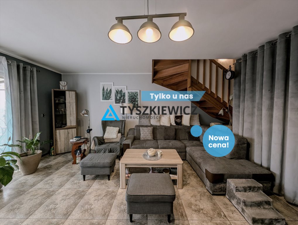 Pruszcz Gdański Dom 5 pokoi, kominek, ogródek, gotowy! Pruszcz Gdański, Powstańców Warszawy  118m2 Foto 1