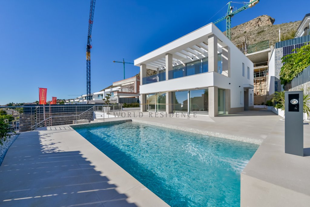 Luksusowa willa z panoramicznym widokiem na morze, basen i jacuzzi Hiszpania, Benidorm  643m2 Foto 1