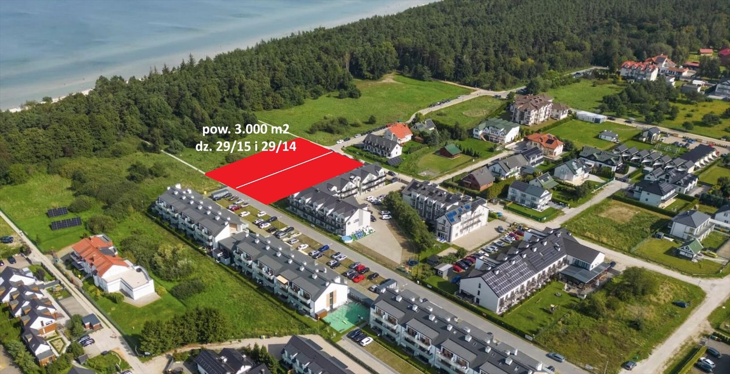 Działka 3000 m2 pod inwestycję blisko plaży w Grzybowie Grzybowo, Żeglarska  3 000m2 Foto 1