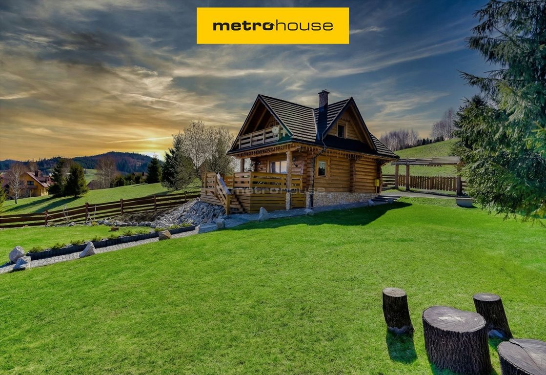 Urokliwy dom z bali 84 m2, prywatność i widoki Istebna  84m2 Foto 1