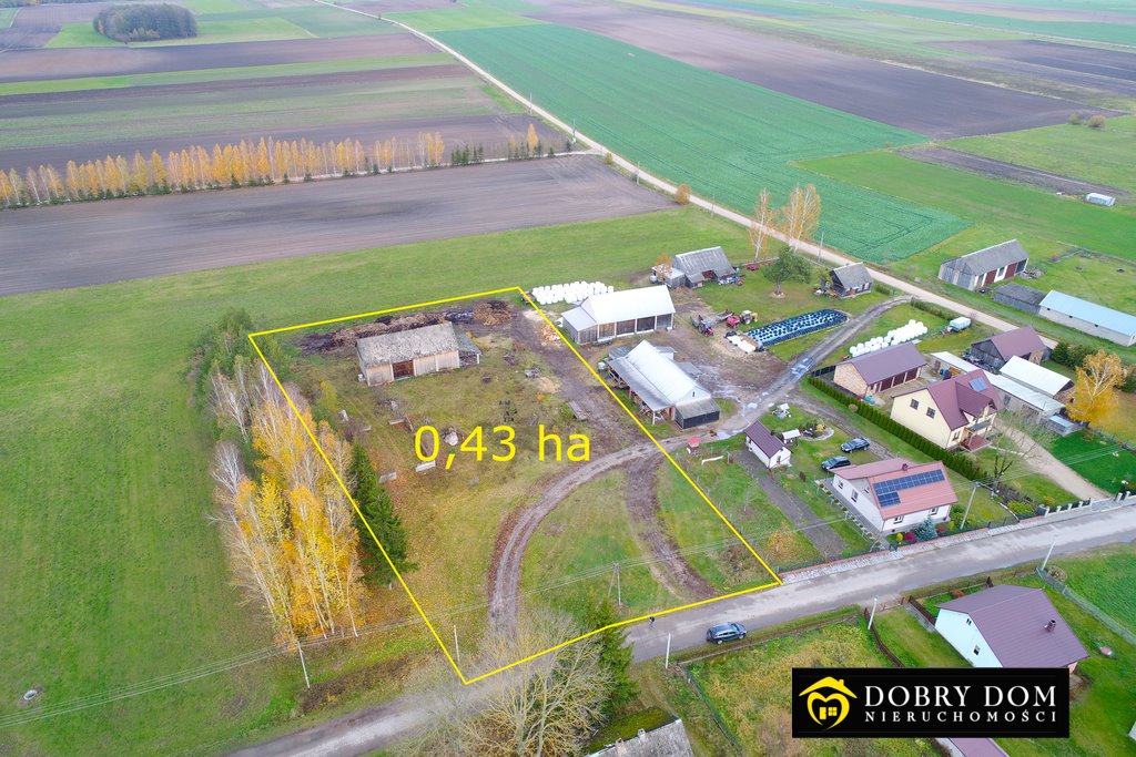 Działka 0,43 ha z budynkiem i mediami, idealna pod inwestycję Wiercień  4 300m2 Foto 1