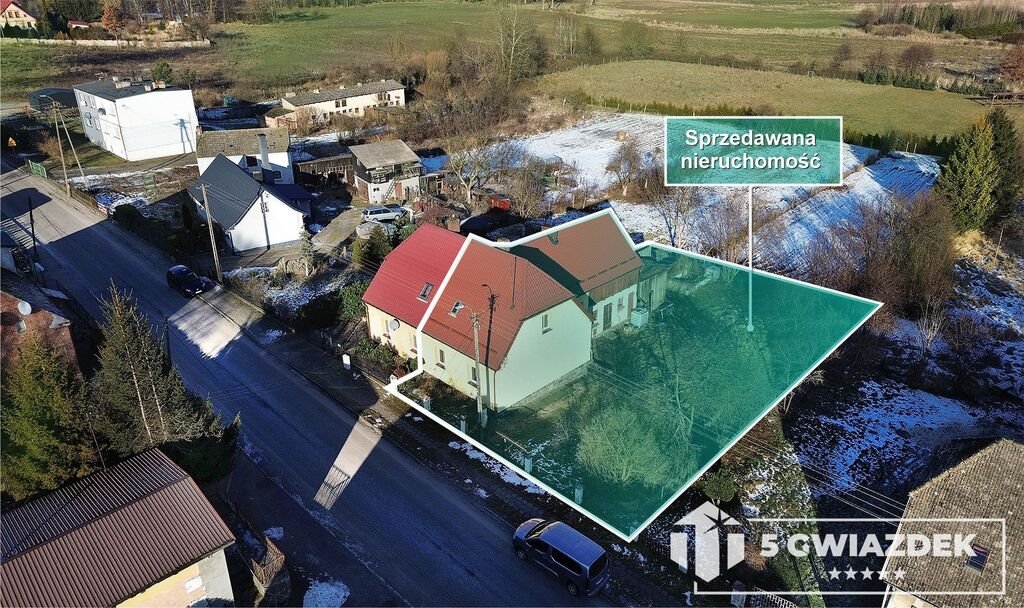 Urokliwy dom bliźniak w Białowąs, 67,6 m2, ogród i budynek gospodarczy Białowąs  475m2 Foto 1