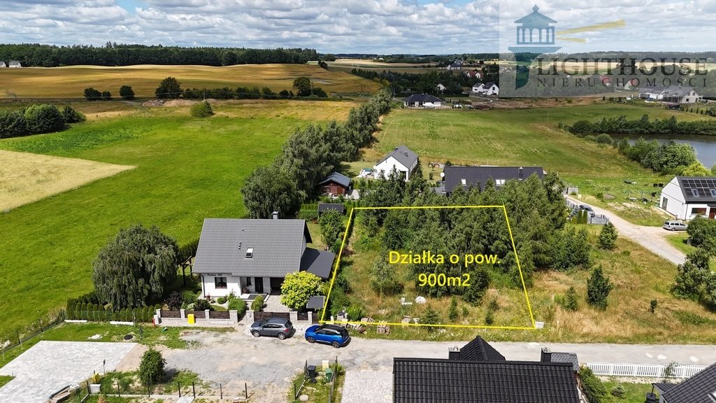 Działka 900 m² pod dom w malowniczej okolicy z mediami Kaczki, Parkowa  900m2 Foto 1