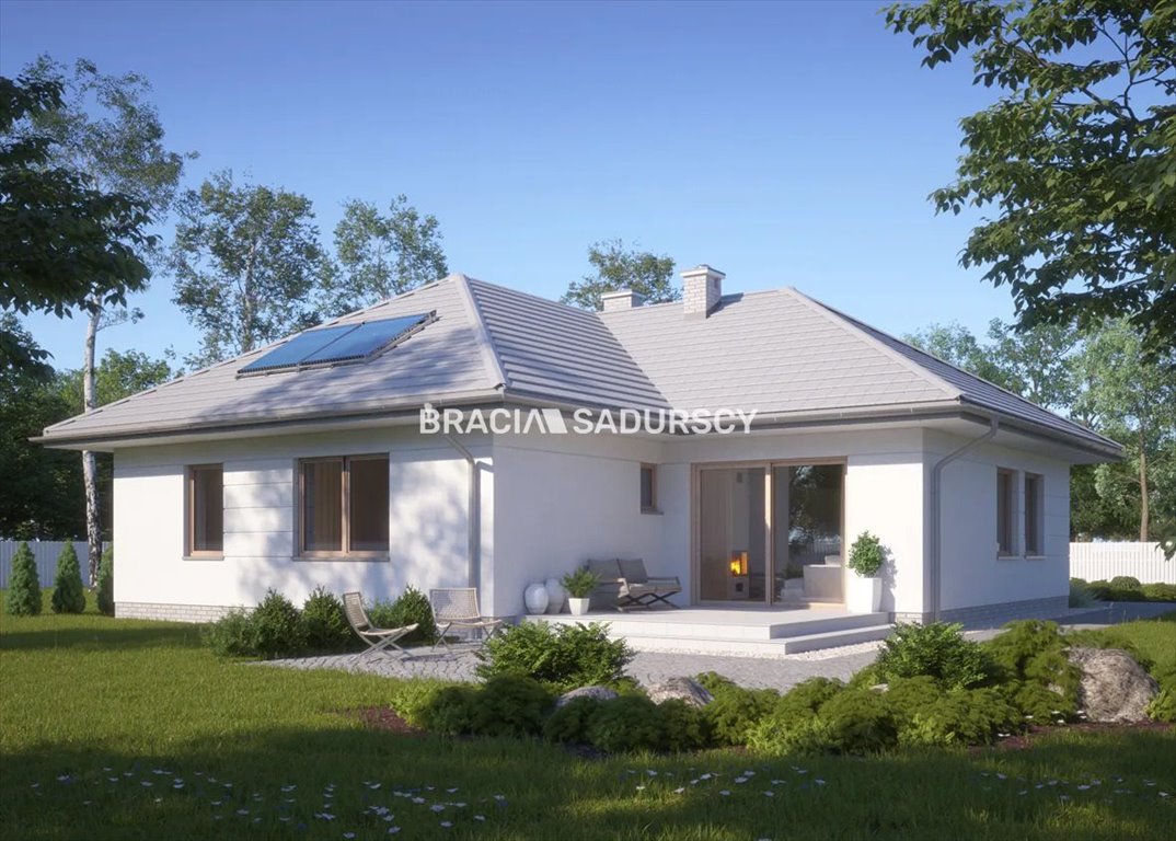 Na sprzedaż nowoczesny dom parterowy 120 m² w Woli Radziszowskiej: Wola Radziszowska: Skawińska