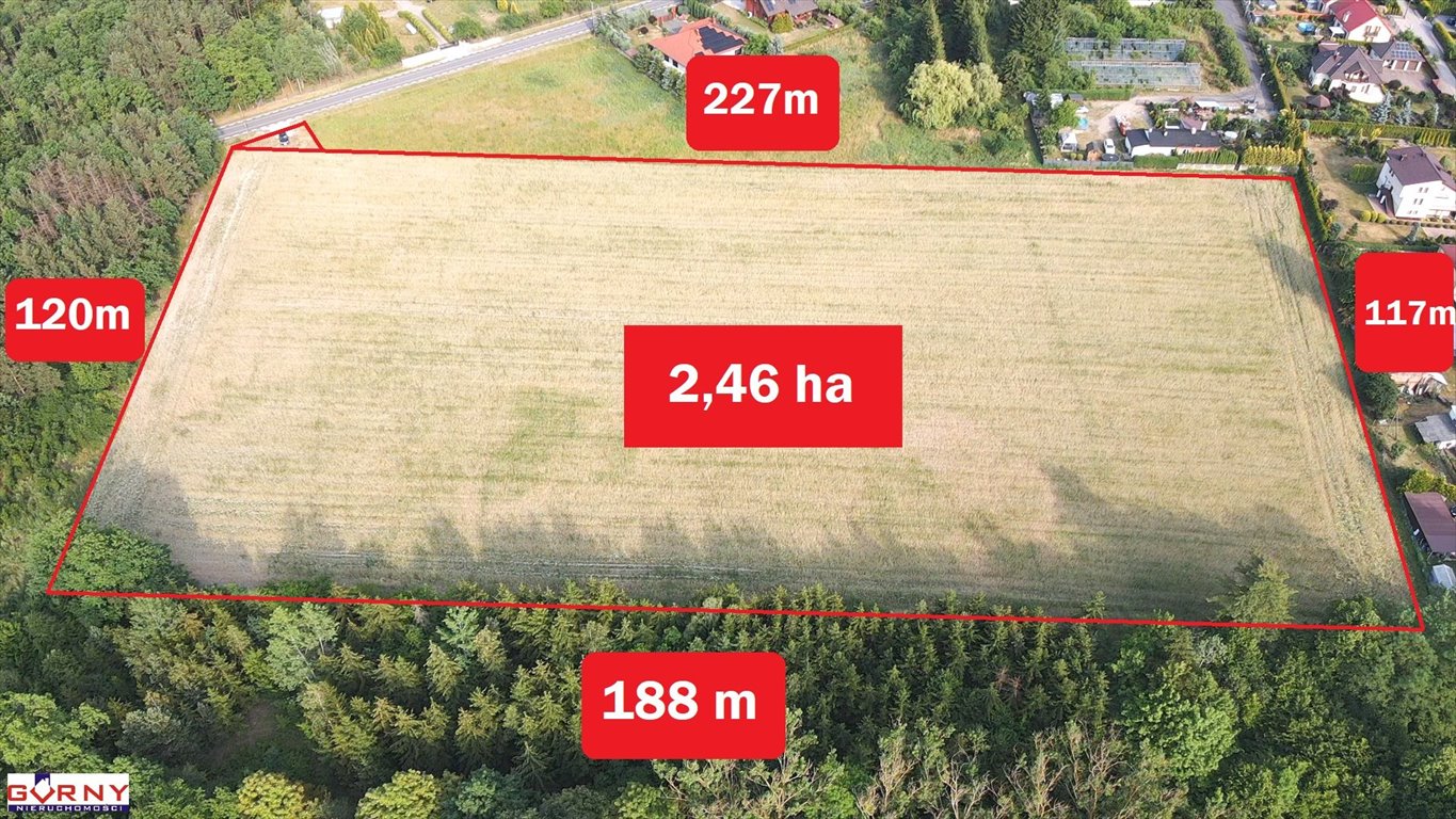 Działka 24 000 m² pod zabudowę jednorodzinną i usługi Raków  24 000m2 Foto 1