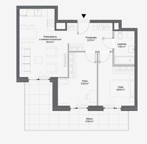 Mieszkanie trzypokojowe na sprzedaż Warszawa, Włochy, Raków, Fajansowa  56m2 Foto 1