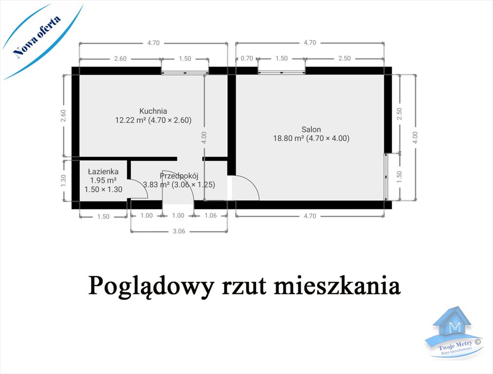 Kawalerka na sprzedaż Włocławek  40m2 Foto 18