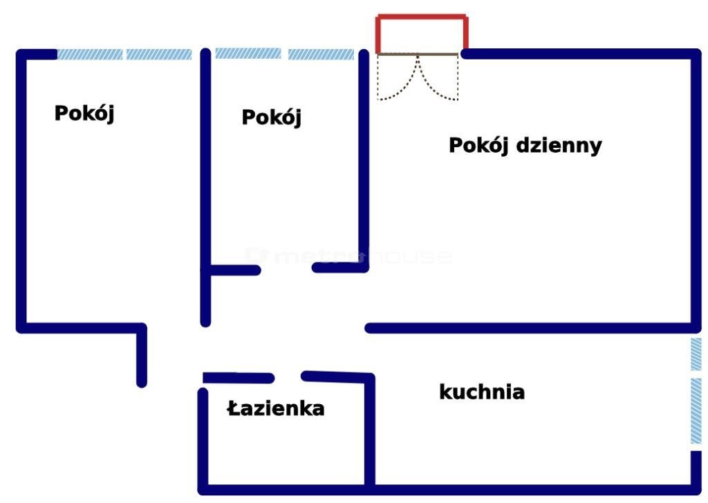 Mieszkanie trzypokojowe na sprzedaż Przedbórz, Mostowa  56m2 Foto 7