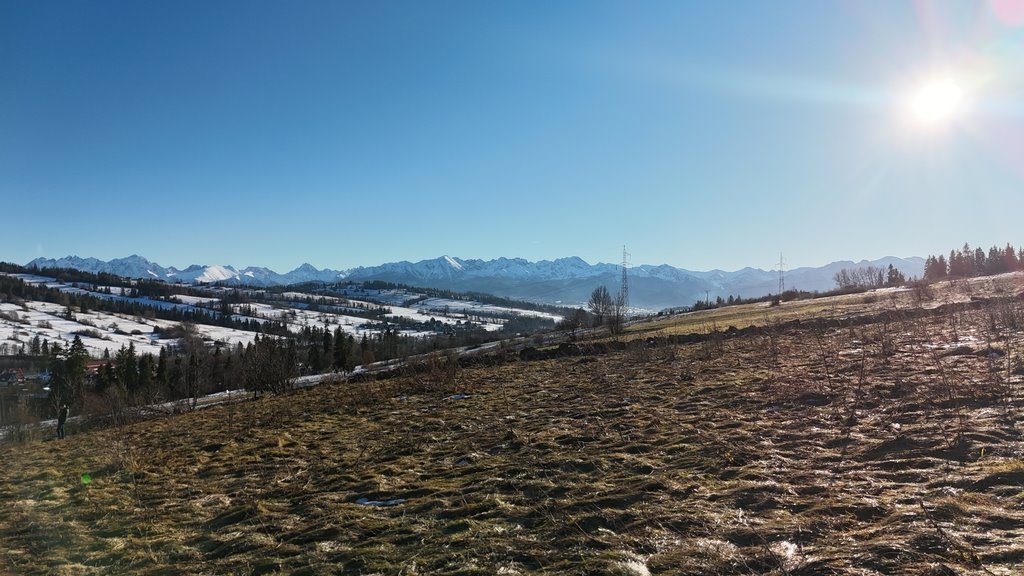Działka z WZ na dom z widokiem na Tatry, cisza i prywatność Biały Dunajec  4 902m2 Foto 1