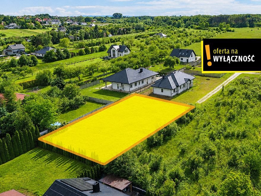 Działka budowlana 1003 m² z mediami w Busku-Zdroju zapraszam Busko-Zdrój, Chabrowa  1 003m2 Foto 1