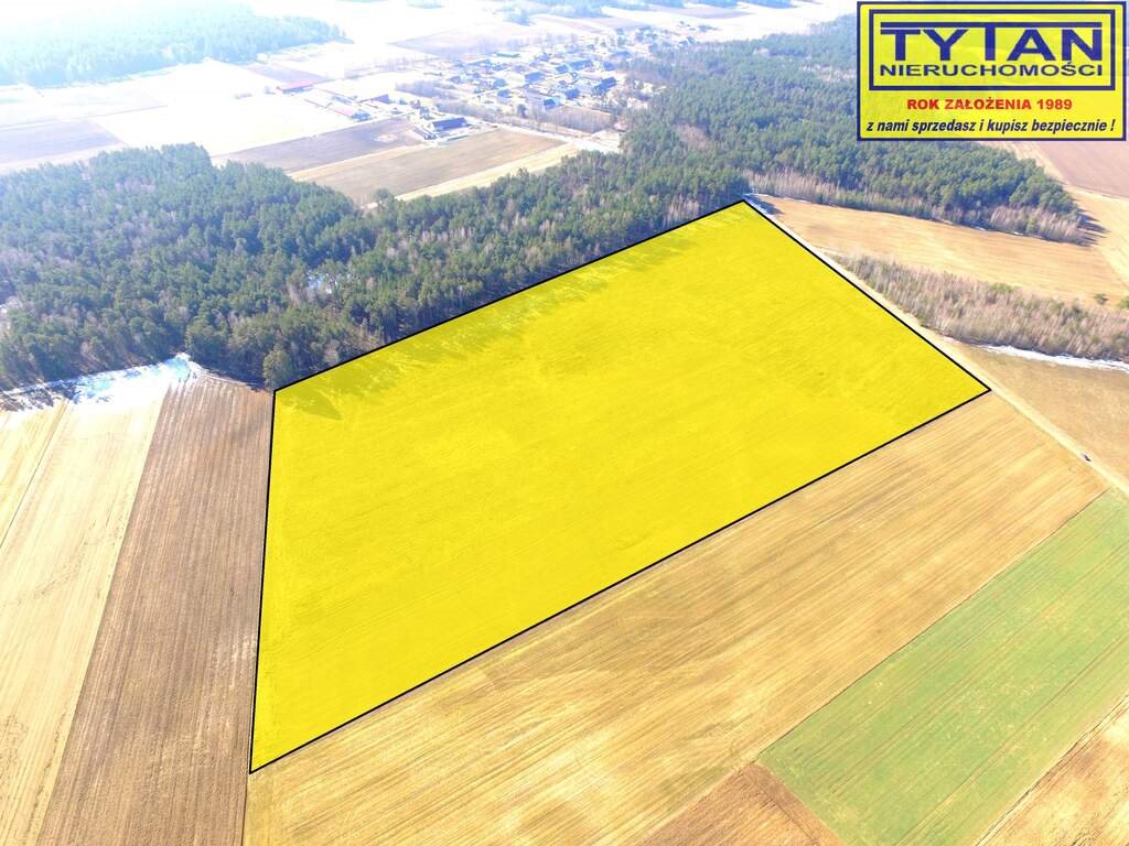 Działka 10,7 ha z dobrym dojazdem i dużym potencjałem Gołasze-Dąb  107 400m2 Foto 1