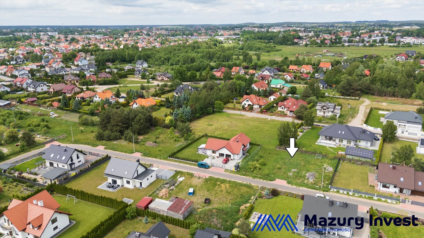 Działka budowlana 1028 m² z mediami, ogrodzona, w spokojnym osiedlu Nowe Gizewo  1 028m2 Foto 1