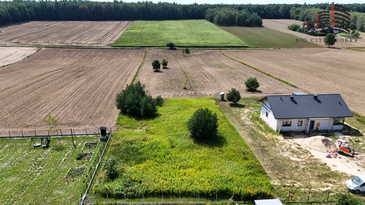 Działka 1382 m² w Osmolicach Drugich - widok na las Osmolice Drugie  1 382m2 Foto 1