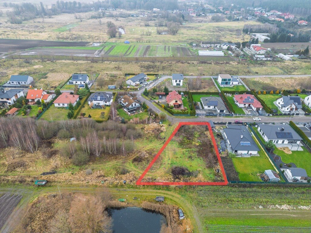 Działka 1314 m² z warunkami zabudowy i mediami w Dobrej Dobra  1 314m2 Foto 1