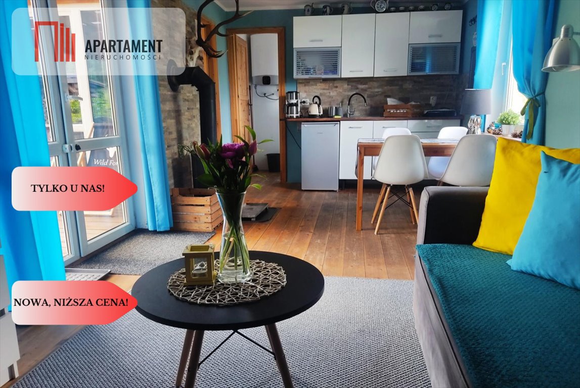 Na sprzedaż uroczy domek 35 m² w sercu Kaszub z jeziorem Sikorzyno  35m2 Foto 1