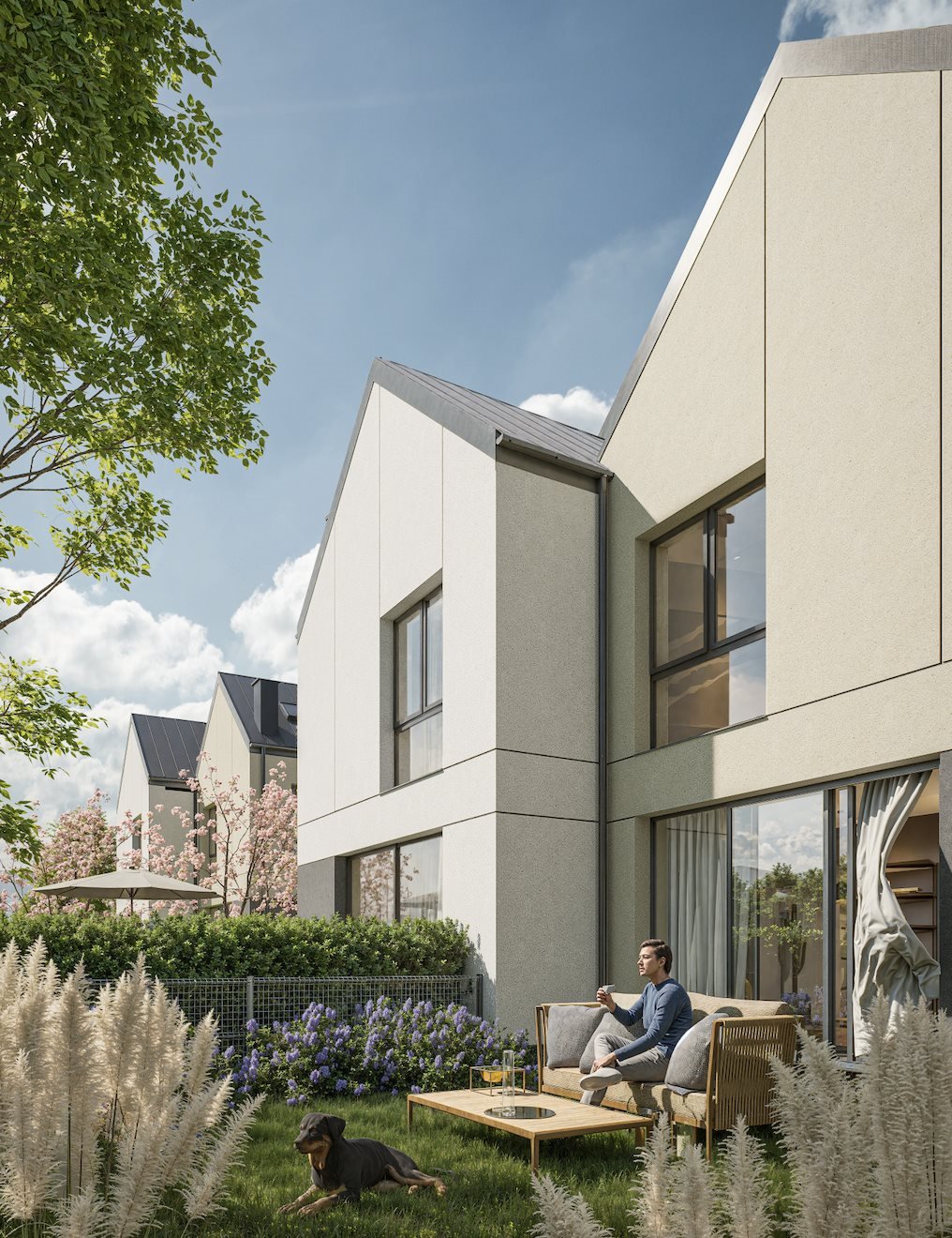 Nowoczesny dom 4 pok. z garażem, 108,87 m2, ogród Stara Iwiczna, Słoneczna 75  109m2 Foto 1