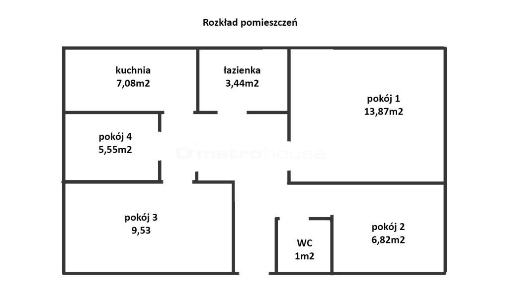 Mieszkanie czteropokojowe  na sprzedaż Wadowice, Osiedle Kopernika  55m2 Foto 16