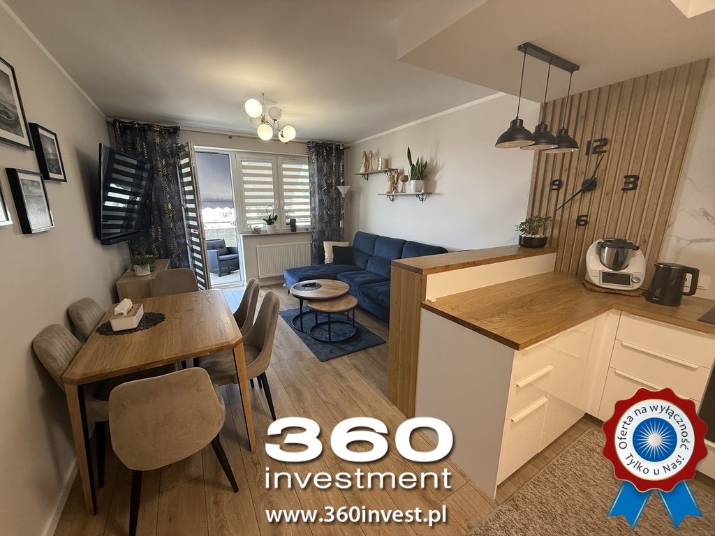 Ekskluzywny 4-pokojowy apartament z balkonem i panoramicznym widokiem Szczecin, Centrum, Edmunda Potrzebowskiego  70m2 Foto 1