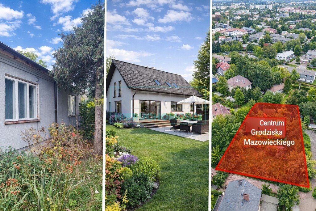 Działka 1122 m² w centrum Grodziska – inwestycja lub dom Grodzisk Mazowiecki  1 122m2 Foto 1