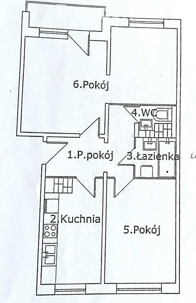 Mieszkanie trzypokojowe na sprzedaż Szczecin, Pogodno, Anny Walentynowicz  55m2 Foto 5