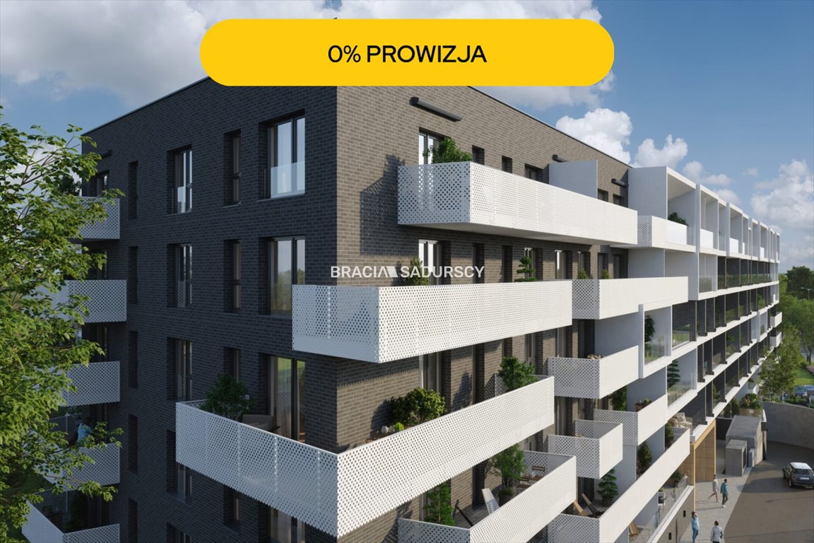 Do sprzedania nowoczesne 3-pokojowe mieszkanie z dziedzińcem i garażem Kraków, Łagiewniki, Łagiewniki, Wadowicka  64m2 Foto 1