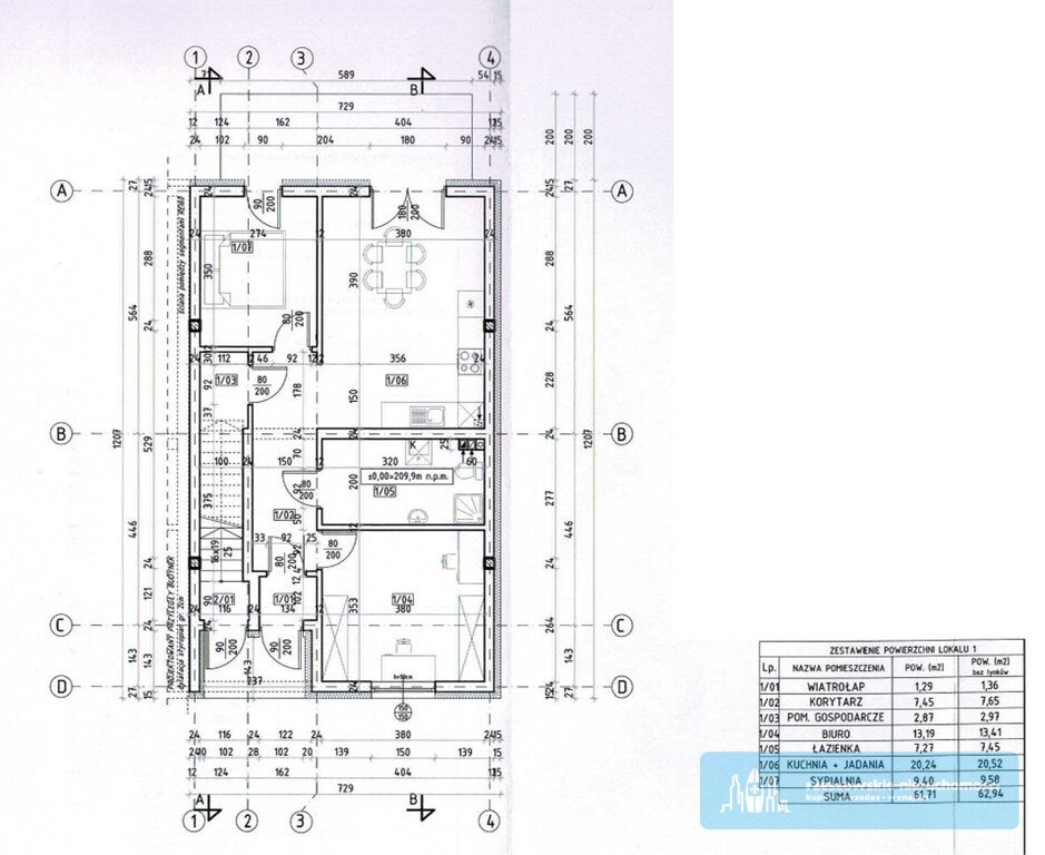 Mieszkanie trzypokojowe na sprzedaż Boguchwała  62m2 Foto 6