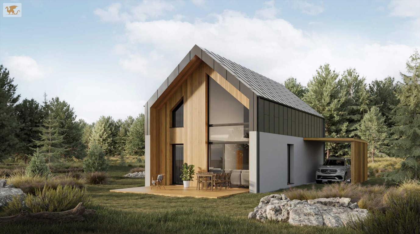 Nowoczesny dom w Niezdowie z dużą działką i funkcjonalnym układem Niezdów  114m2 Foto 1