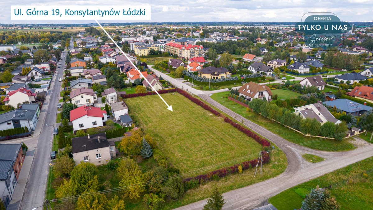 Działka budowlana na sprzedaż Konstantynów Łódzki, Górna  3 358m2 Foto 4