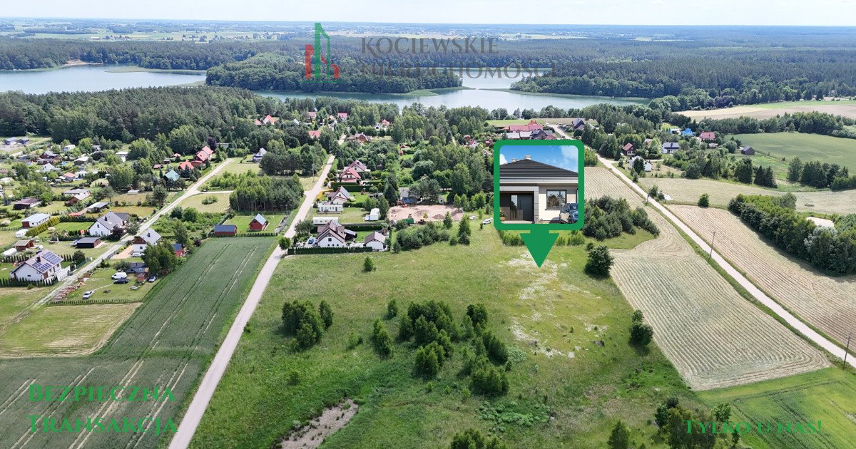 Działka 1168 m² z projektem domu w Borzechowie zapraszam Borzechowo, Wichrowe Wzgórze  1 168m2 Foto 1