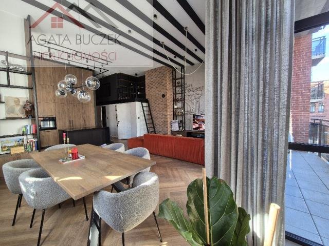 Ekskluzywne loftowe mieszkanie 83 m2 z balkonem i garażem Wrocław, Śródmieście, Jedności Narodowej  83m2 Foto 1