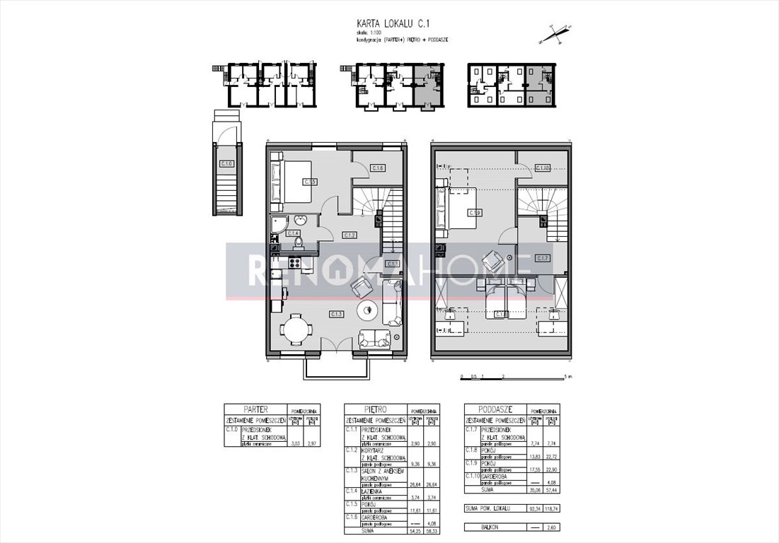 Mieszkanie czteropokojowe  na sprzedaż Wrocław, Jagodno  92m2 Foto 2